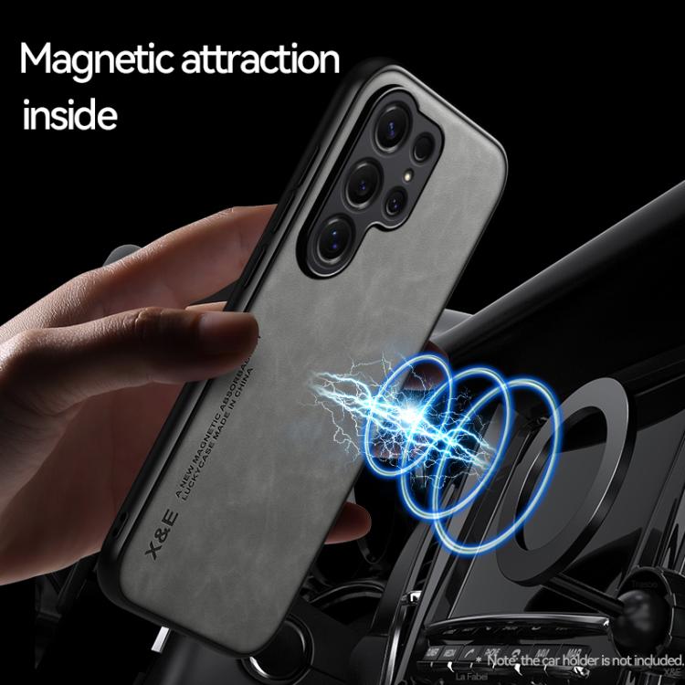 Custodia per telefono in similpelle con retro magnetico, piacevole al tatto., For Samsung Galaxy S26+ 5G, For Samsung Galaxy S26 Ultra 5G, For Samsung Galaxy S26 5G