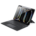 DUX DUCIS Serie DK Tastiera wireless magnetica retroilluminata Custodia per tablet in pelle vegana, For iPad Pro 13 2025 / 2024, For iPad Pro 11 2025 / 2024, For iPad 2025 / 2022, For iPad Air 11 2025 / 2024, For iPad Air 13 2025 / 2024                ...