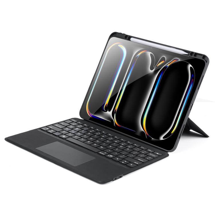 DUX DUCIS Serie DK Tastiera wireless magnetica retroilluminata Custodia per tablet in pelle vegana, For iPad Pro 13 2025 / 2024, For iPad Pro 11 2025 / 2024, For iPad 2025 / 2022, For iPad Air 11 2025 / 2024, For iPad Air 13 2025 / 2024                ...