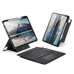 DUX DUCIS Serie DK Tastiera wireless magnetica retroilluminata Custodia per tablet in pelle vegana, For iPad Pro 13 2025 / 2024, For iPad Pro 11 2025 / 2024, For iPad 2025 / 2022, For iPad Air 11 2025 / 2024, For iPad Air 13 2025 / 2024                ...