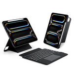 DUX DUCIS Serie DK Tastiera wireless magnetica retroilluminata Custodia per tablet in pelle vegana, For iPad Pro 13 2025 / 2024, For iPad Pro 11 2025 / 2024, For iPad 2025 / 2022, For iPad Air 11 2025 / 2024, For iPad Air 13 2025 / 2024                ...