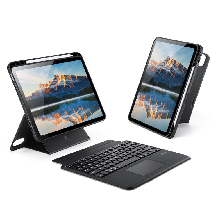 DUX DUCIS Serie DK Tastiera wireless magnetica retroilluminata Custodia per tablet in pelle vegana, For iPad Pro 13 2025 / 2024, For iPad Pro 11 2025 / 2024, For iPad 2025 / 2022, For iPad Air 11 2025 / 2024, For iPad Air 13 2025 / 2024                ...
