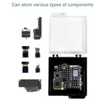 BEST BST-R760 Mini Scatola in plastica trasparente antistatica autoadesiva per chip, BEST BST-R760