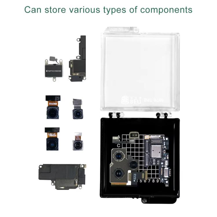 BEST BST-R760 Mini Scatola in plastica trasparente antistatica autoadesiva per chip, BEST BST-R760