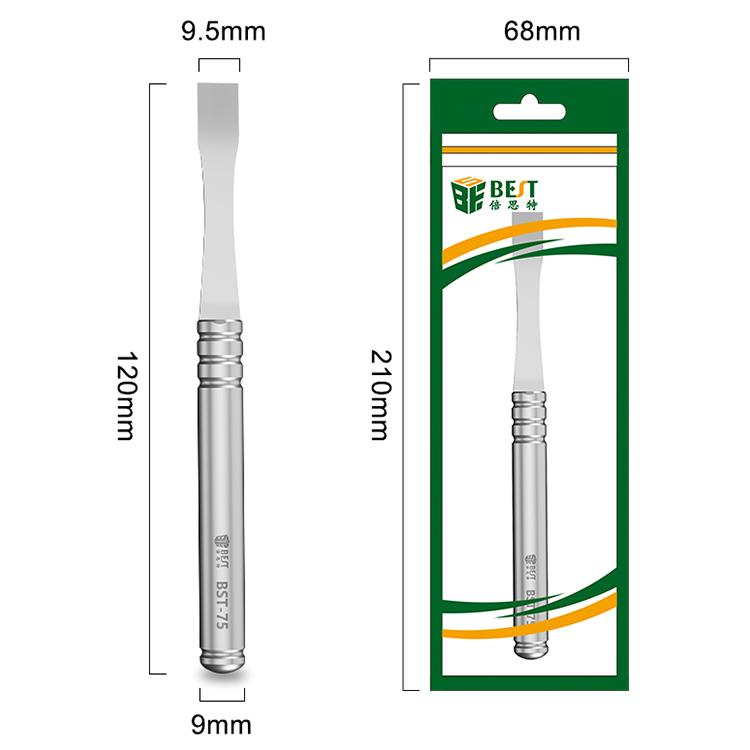 Coltello raschiatore per latta BEST BST-75 in acciaio inossidabile, BEST BST-75