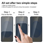 XDcase Confezione da 5 pellicole protettive in vetro temperato anti-spionaggio con stampa serigrafica, compatibili con lo sblocco tramite impronta digitale., For Samsung Galaxy S26+ 5G, For Samsung Galaxy S26 Ultra 5G, For Samsung Galaxy S26 5G        ...