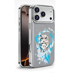 Custodia per telefono in ecopelle con logo ricamato graffiti e placcatura magnetica galvanizzata., For iPhone 17 Pro Max, For iPhone 17 Pro, For iPhone 17, For iPhone Air, For iPhone 16 Pro Max, For iPhone 16 Pro