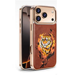 Custodia per telefono in ecopelle con logo ricamato graffiti e placcatura magnetica galvanizzata., For iPhone 17 Pro Max, For iPhone 17 Pro, For iPhone 17, For iPhone Air, For iPhone 16 Pro Max, For iPhone 16 Pro