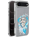 Custodia per telefono in ecopelle con logo ricamato graffiti e placcatura magnetica galvanizzata., For iPhone 17 Pro Max, For iPhone 17 Pro, For iPhone 17, For iPhone Air, For iPhone 16 Pro Max, For iPhone 16 Pro