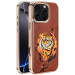 Custodia per telefono in ecopelle con logo ricamato graffiti e placcatura magnetica galvanizzata., For iPhone 17 Pro Max, For iPhone 17 Pro, For iPhone 17, For iPhone Air, For iPhone 16 Pro Max, For iPhone 16 Pro