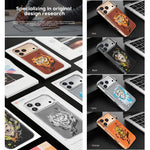 Custodia per telefono in ecopelle con logo ricamato graffiti e placcatura magnetica galvanizzata., For iPhone 16 Plus, For iPhone 16, For iPhone 15 Pro Max, For iPhone 15 Pro, For iPhone 15 Plus, For iPhone 15