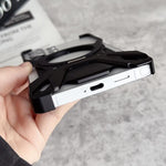 Custodia per telefono magnetica con supporto senza cornice in metallo a 360° e design ispirato alle auto da corsa., For Samsung Galaxy S26 Ultra 5G, For Samsung Galaxy S25 Ultra 5G, For Samsung Galaxy S24 Ultra 5G