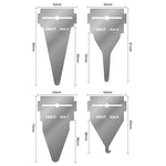 Set di raschietti magnetici bifacciali multifunzione in acciaio inossidabile BEST VBST-80B per la rimozione della colla, BEST VBST-80B
