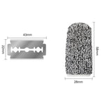 Set di raschietti magnetici bifacciali multifunzione in acciaio inossidabile BEST VBST-80B per la rimozione della colla, BEST VBST-80B