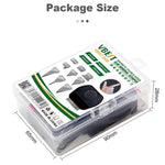 Set di raschietti magnetici bifacciali multifunzione in acciaio inossidabile BEST VBST-80B per la rimozione della colla, BEST VBST-80B