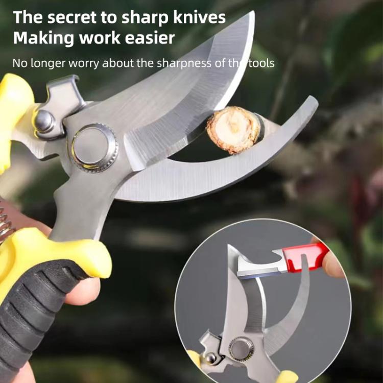 Affilatore manuale multifunzionale per attrezzi da giardino e per uso domestico