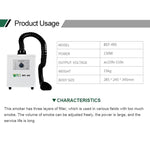 Purificatore fumi saldatura BST-495 con filtri multipli