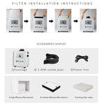 Purificatore fumi saldatura BST-495 con filtri multipli