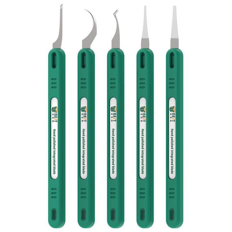 BEST BST-145 Set di 5 lame in 1 per taglio, rimozione colla e smontaggio, BEST BST-145
