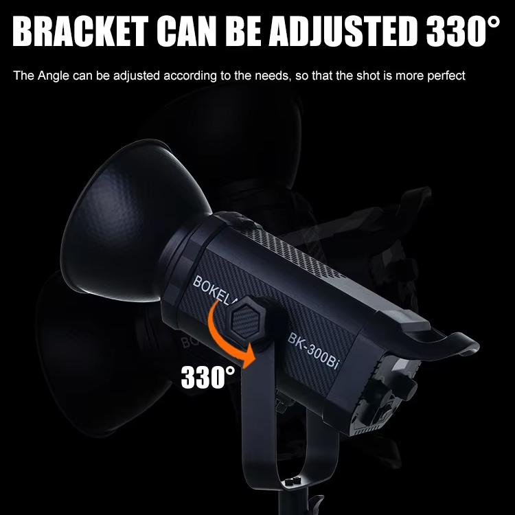 Faretto LED video BK-300Bi 300W 2700K-6500K con telecomando
