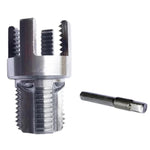 Utensile integrato per filettatura interna ed esterna per impianti idraulici, 4 Points M20 Grey, 6 Points M25 Grey, 4+6 Points M20+M25 Grey, 1 inch M32 Grey, 4+6 Points+1 inch M20+M25+M32 Grey, 4 Points M20 Silver, 6 Points M25 Sliver                  ...