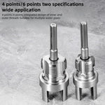 Utensile integrato per filettatura interna ed esterna per impianti idraulici, 4 Points M20 Grey, 6 Points M25 Grey, 4+6 Points M20+M25 Grey, 1 inch M32 Grey, 4+6 Points+1 inch M20+M25+M32 Grey, 4 Points M20 Silver, 6 Points M25 Sliver                  ...