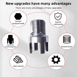 Utensile integrato per filettatura interna ed esterna per impianti idraulici, 4 Points M20 Grey, 6 Points M25 Grey, 4+6 Points M20+M25 Grey, 1 inch M32 Grey, 4+6 Points+1 inch M20+M25+M32 Grey, 4 Points M20 Silver, 6 Points M25 Sliver                  ...