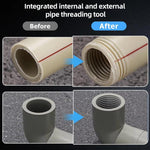 Utensile integrato per filettatura interna ed esterna per impianti idraulici, 4 Points M20 Grey, 6 Points M25 Grey, 4+6 Points M20+M25 Grey, 1 inch M32 Grey, 4+6 Points+1 inch M20+M25+M32 Grey, 4 Points M20 Silver, 6 Points M25 Sliver                  ...