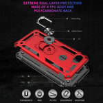 Custodia protettiva antiurto in TPU + PC con supporto girevole a 360 gradi, For Google Pixel 3a XL, For Google Pixel 3a, For Google Pixel 4XL, For Google Pixel 4