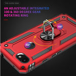 Custodia protettiva antiurto in TPU + PC con supporto girevole a 360 gradi, For Google Pixel 3a XL, For Google Pixel 3a, For Google Pixel 4XL, For Google Pixel 4