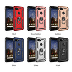 Custodia protettiva antiurto in TPU + PC con supporto girevole a 360 gradi, For Google Pixel 3a XL, For Google Pixel 3a, For Google Pixel 4XL, For Google Pixel 4