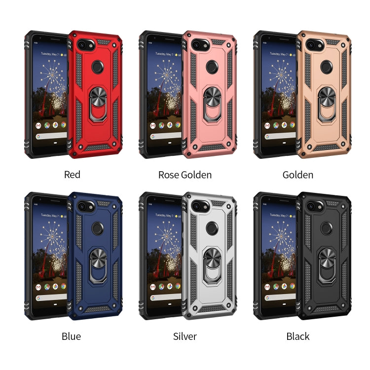 Custodia protettiva antiurto in TPU + PC con supporto girevole a 360 gradi, For Google Pixel 3a XL, For Google Pixel 3a, For Google Pixel 4XL, For Google Pixel 4