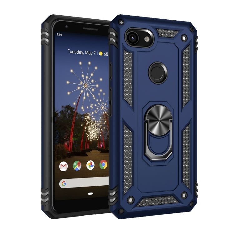 Custodia protettiva antiurto in TPU + PC con supporto girevole a 360 gradi, For Google Pixel 3a XL, For Google Pixel 3a, For Google Pixel 4XL, For Google Pixel 4