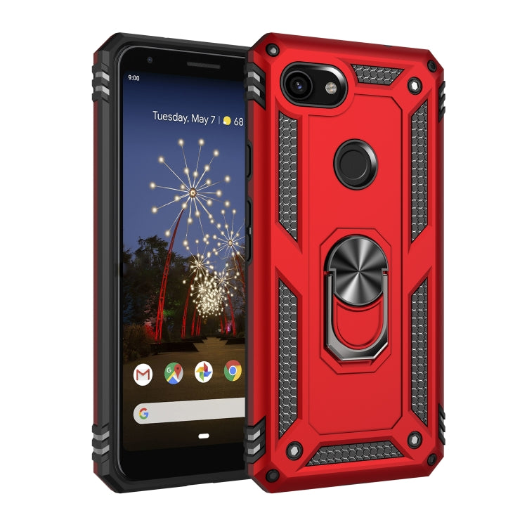 Custodia protettiva antiurto in TPU + PC con supporto girevole a 360 gradi, For Google Pixel 3a XL, For Google Pixel 3a, For Google Pixel 4XL, For Google Pixel 4