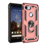 Custodia protettiva antiurto in TPU + PC con supporto girevole a 360 gradi, For Google Pixel 3a XL, For Google Pixel 3a, For Google Pixel 4XL, For Google Pixel 4