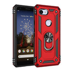 Custodia protettiva antiurto in TPU + PC con supporto girevole a 360 gradi, For Google Pixel 3a XL, For Google Pixel 3a, For Google Pixel 4XL, For Google Pixel 4