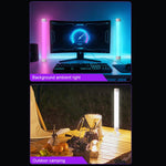 Luce LED portatile RGB per collo e mento con mini treppiede