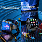 LOKMAT APPLLP 2 Max Smartwatch 4G, display da 2,64 pollici, processore MTK6761 Quad Core, 4 GB di RAM + 64 GB di memoria interna, Android 11.0, GPS, videochiamata.