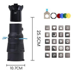 YG-90 Puntale conico con attacco Bowens girevole a 360 gradi, 19 Degree Lens, 19 Degree Lens + Optical Snoot, 36 Degree Lens, 36 Degree Lens + Optical Snoot