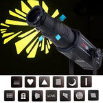 YG-90 Puntale conico con attacco Bowens girevole a 360 gradi, 19 Degree Lens, 19 Degree Lens + Optical Snoot, 36 Degree Lens, 36 Degree Lens + Optical Snoot