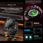 LOKMAT APPLLP 2 Pro Smartwatch 4G, display da 1,508 pollici, processore quad-core SC8541E, 4 GB di RAM e 64 GB di memoria interna, Android 8.1, videochiamata.