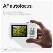 Fotocamera digitale X5 da 48 MP con schermo HD da 2,4 pollici e autofocus.