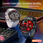 LOKMAT APPLLP 3 Smartwatch 4G, display da 1,6 pollici, processore quad-core SC8541E, 3 GB di RAM e 32 GB di memoria interna, Android 8.1, GPS e rilevamento della frequenza cardiaca.