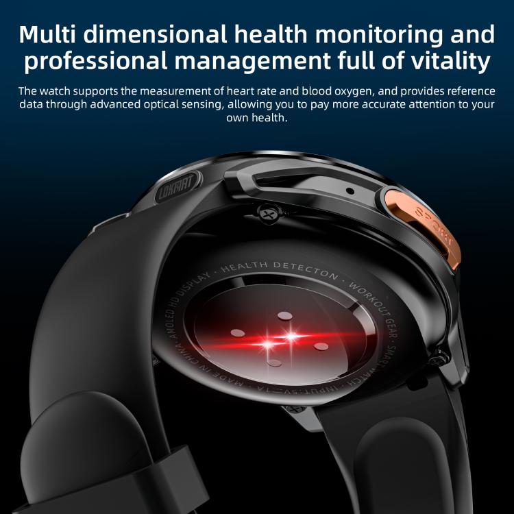 LOKMAT APPLLP 3 Smartwatch 4G, display da 1,6 pollici, processore quad-core SC8541E, 3 GB di RAM e 32 GB di memoria interna, Android 8.1, GPS e rilevamento della frequenza cardiaca.