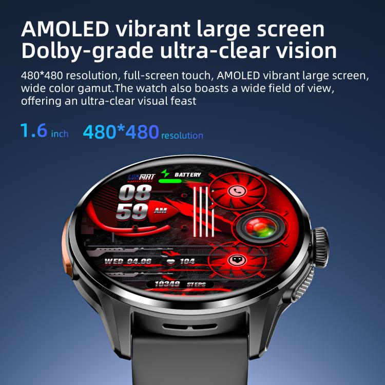 LOKMAT APPLLP 3 Smartwatch 4G, display da 1,6 pollici, processore quad-core SC8541E, 3 GB di RAM e 32 GB di memoria interna, Android 8.1, GPS e rilevamento della frequenza cardiaca.