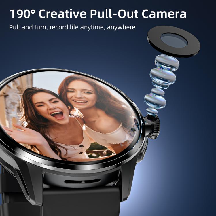 LOKMAT APPLLP 3 Smartwatch 4G, display da 1,6 pollici, processore quad-core SC8541E, 3 GB di RAM e 32 GB di memoria interna, Android 8.1, GPS e rilevamento della frequenza cardiaca.