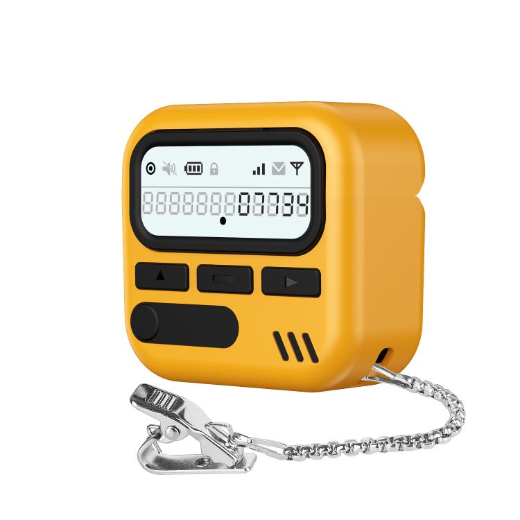 Custodia per auricolari XDcase con design retrò a forma di cercapersone, in PC e TPU ibrido., For AirPods 4, For AirPods Pro 2 / 1