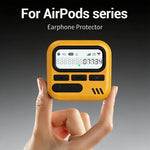 Custodia per auricolari XDcase con design retrò a forma di cercapersone, in PC e TPU ibrido., For AirPods 4, For AirPods Pro 2 / 1