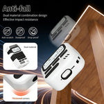 Custodia per auricolari XDcase con design retrò a forma di cercapersone, in PC e TPU ibrido., For AirPods 4, For AirPods Pro 2 / 1