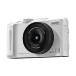 Fotocamera digitale mirrorless DX9 da 48 MP 4K con schermo LCD ribaltabile HD da 3 pollici e sensore CCD in stile retrò.
